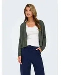 ONLY Strickjacke (1-tlg) Plain/ohne Details grau M (38)