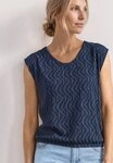 STREET ONE Shirttop Sommertop mit Allover-Print