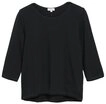 s.Oliver 3/4-Arm-Shirt T-Shirt T-Shirt mit Rollkante im Relaxed Fit