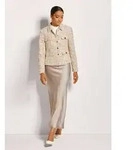 MADELEINE Kurzblazer Glanzvoller Kurzblazer beige|braun|goldfarben 36
