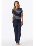 Schiesser Pyjamahose Mix + Relax Cotton-Mix, Gummizug, Bindeband, seitliche...