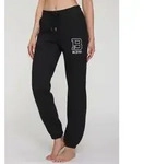 Bench. Loungewear Jogginghose mit seitlichen Taschen und Logoprint, Loungewear