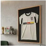 K-M&ouml;bel Bilderrahmen Trikot Rahmen, Echtholz Rahmen, Made in Germany braun 70...