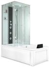 AcquaVapore Grossraumdusche Whirlpool Dusche Kombination K05-R00-WP 90x180 cm,