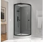 Marwell Komplettdusche Grey Style Round, BxT: 90x90 cm, Fertigdusche mit 5mm