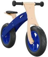 vidaXL Tretfahrzeug Laufrad f&uuml;r Kinder mit Luftreifen Blau