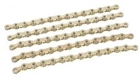XLC Fahrradkette XLC Kette CC-C05 1/2 x 11/128, 118 Gl. 11-f. gold/gold
