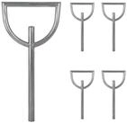 TRUTZHOLM Fahrradst&auml;nder 5x Fahrradanlehnb&uuml;gel 115 x 56 cm Stahl...