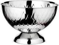 EDZARD Sektk&uuml;hler Ponza, Silber-Optik, hochglanzpoliert, gemustert, H 25 cm,...