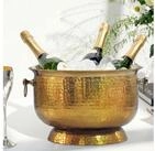 FINEBUY Sektk&uuml;hler FB77819 Sektk&uuml;hler Champagnerk&uuml;hler Gold 37cm...