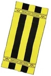 BVB Duschtuch BVB-Duschtuch mit Blockstreifen, Baumwolle (Packung, 1-St),
