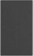 vidaXL Fu&szlig;matte Fu&szlig;matte Streifen Schwarz und Grau 115x200 cm, Rechteckig