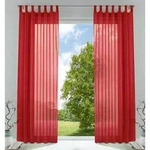 Gardinenbox Gardine (2 St), Schlaufen, transparent, Voile, Transparent Vorhang...
