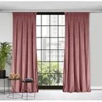 Design91 Vorhang Samtvorh&auml;nge 140x270 cm 135x300 cm (1 St), Kr&auml;uselband,