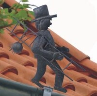 J&uuml;rgen Westerholt GmbH Dekofigur Dachrinnenfigur Zaunfigur Au&szlig;endekoration