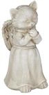relaxdays Gartenfigur Grabschmuck f&uuml;r Katze, (1 St)