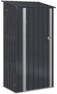 vidaXL Gartenhaus Gartenh&uuml;tten Anthrazit 103 x 74 x 200 cm Metall
