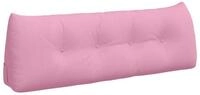 vidaXL R&uuml;ckenkissen R&uuml;cken Kissen Rosa 140 x 24 x 50 cm Stoff, 1-tlg.