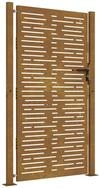 vidaXL Gartentor 100 x 175 cm Gartentor 105x180 cm Cortenstahl Quadratisches...