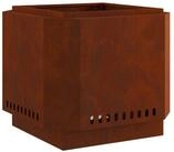vidaXL Feuerstelle Rauchfreie Feuerstelle Rostig 58 x 58 x 51 cm...