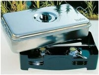 Behr R&auml;ucherofen Behr Tischr&auml;ucherofen EcoPlus Edelstahl Smoker Camping, Behr