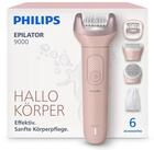 Philips Epilierer Series 9000 BRE718/00, Aufs&auml;tze: 5 St., nass und trocken