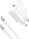 JOYROOM JR-TCF24 USB-Ladeger&auml;t (Ger&auml;t inklusive Kabel, 30W Schnellladen mit...