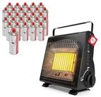 EVOCAMP Heizger&auml;t mit Piezoz&uuml;ndung tragbar, 1,7 kW, f&uuml;r Camping ohne Strom,