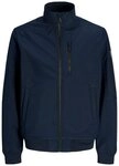 Jack & Jones Softshelljacke JJELIAM SOFTSHELL BOMBER NOOS Kunstfaser, regular fit