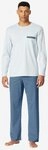 Schiesser Pyjama Comfort (2 tlg) Schlafanzug, Pyjama Set, Nachtw&auml;sche