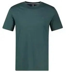 LERROS Rundhalsshirt Sommerliches T-Shirt mit O-Neck in gro&szlig;en Gr&ouml;&szlig;en gr&uuml;n XXXL