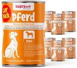 Supravit Nassfutter f&uuml;r Hunde 6 x 820g Dosen - Schmackhaftes Hundefutter nass...