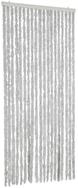 vidaXL Insektenschutz-Vorhang, Fliegenvorhang Grau 56x200 cm Chenille