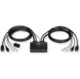 Trendnet TK-220DPi KVM Switch Computer-Adapter, 150.0 cm, 2-Port 4K DisplayPort