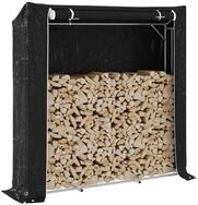 vidaXL Kaminholzregal, Brennholzregal mit Regenschutz 200x40x200 cm Verzinkter...