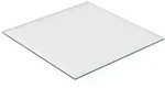 relaxdays Tischplatte Glasplatte 8mm ESG (1 St), 70 x 70 cm wei&szlig; quadratisch |...