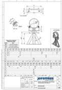 Jeremias Schornstein &Oslash; 150 mm Jeremias DW Vision Wandh.g. verst. ab 250 mm 2-teilig,