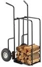 relaxdays Kaminholzregal-Erweiterung Kaminholzwagen XL Metall, BxTxH:63x65x120...