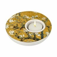 Goebel Kerzenhalter Vincent van Gogh - Mandelbaum Gold bunt