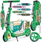 KESSER Scooter Citysooter mit Hinterradbremse & rutschfeste Trittfl&auml;che,
