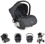 Moni Babyschale Babyschale Trio i-Size, ab: 0, bis: 1.25, (40 - 87cm) Adapter,