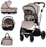 Chipolino Kombi-Kinderwagen Kombikinderwagen Aurora 3 in 1, Babyschale Babywanne