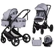 Chipolino Kombi-Kinderwagen Kinderwagen 3 in 1 Amore, Babyschale Adapter...