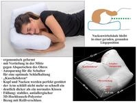 Maximex K&uuml;chenorganizer-Set Seitenschl&auml;ferkissen mit Polyesterbezug f&uuml;r eine