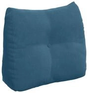 vidaXL R&uuml;ckenkissen R&uuml;cken Kissen Blau 60 x 24 x 50 cm Samt, 1-tlg.