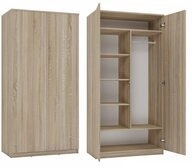 ibonto Kleiderschrank Vielseitiger Hochwertiger Mehrzweckschrank mit...