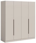 xonox.home Kleiderschrank in Kaschmir Nachbildung B/H/T: 160x181x52 cm