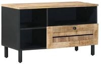 vidaXL Schranksystem Stauraumschr&auml;nke Braun 80 x 33,5 x 46 cm Massivholz (1-St)