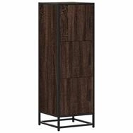 vidaXL Highboard Highboard Braun Eichen-Optik 35,5x35x106,5 cm (1 St)