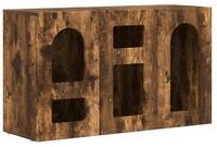 vidaXL Sideboard Sideboard ELST Ger&auml;ucherte Eiche 100 x 35 x 59 cm...